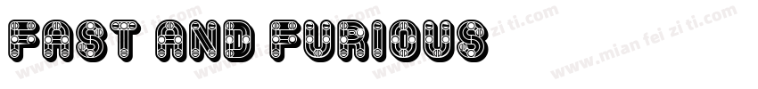 Fast and furious字体转换